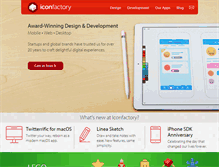 Tablet Screenshot of iconfactory.com